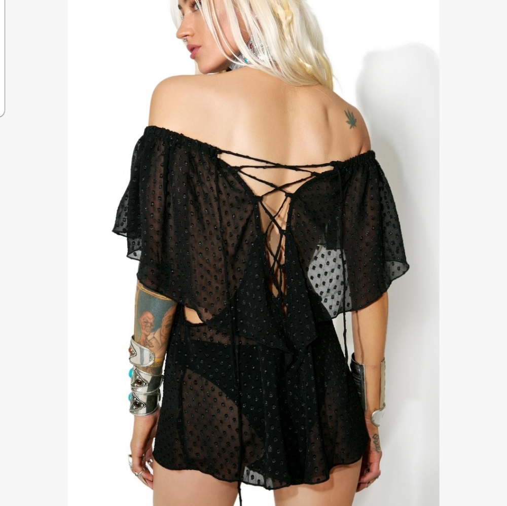 Dolls Kill NWOT *SOLD OUT* Lira Marina Romper - Picture 2 of 6